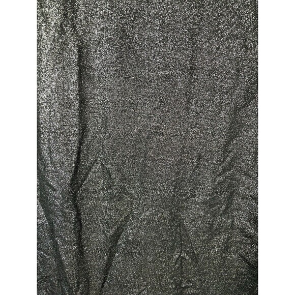 Juicy Couture Black Metallic Wet‎ Look Zip Up Hoodie Jacket Size M Lightweight - Picture 7 of 14